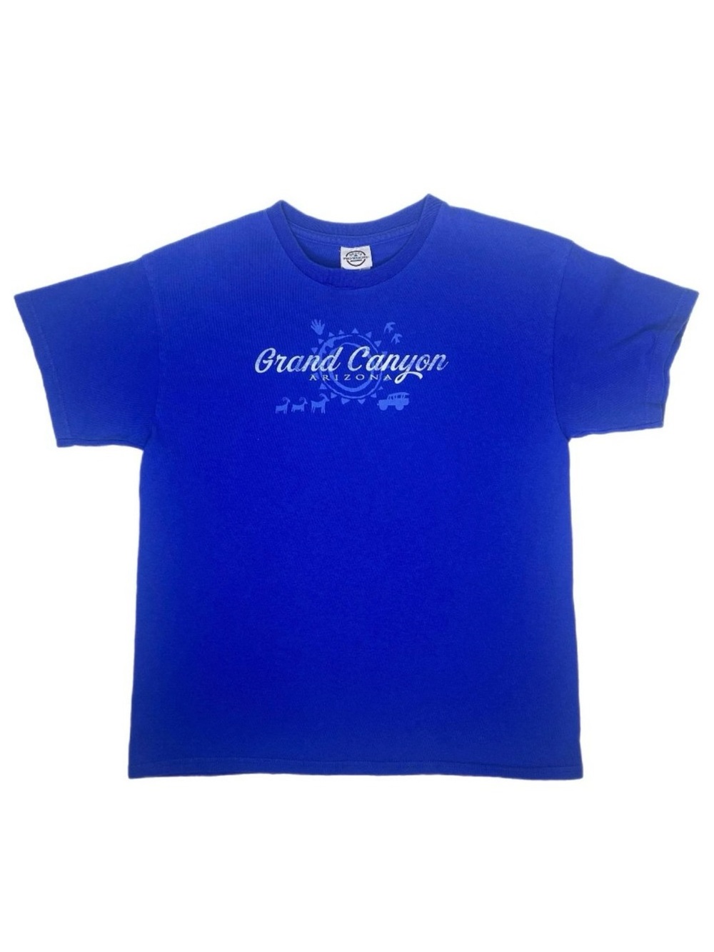 Grand Canyon Arizona Boy's Blue Short Sleeve T-Shirt Size L
